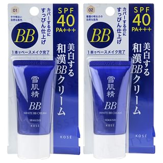 Kose - Sekkisei White BB Cream SPF 40 PA+++ 01 Light - 30g