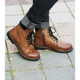 ABOKI Faux-Leather Ankle Boots