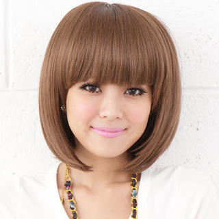 Clair Beauty Short Full Wig - Straight  Light Brown - One Size