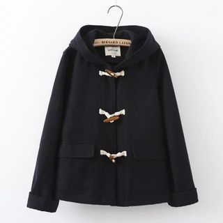 Moricode Ear Accent Hooded Toggle Jacket