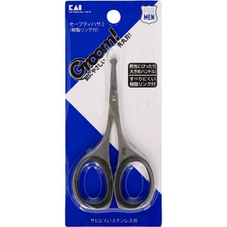Kai Men's - Safety Scissors For Nose Hair For 1 Pc