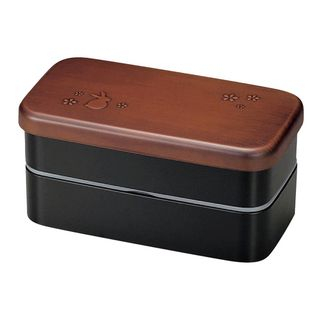 Hakoya Hakoya Fukumaru Rectangular 2 Layers Lunch Box Tochigime