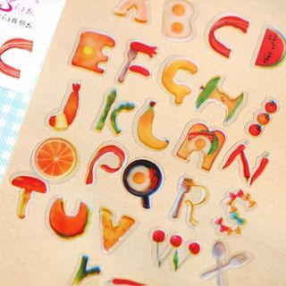 Homey House Alphabet / Number Sticker