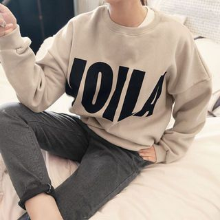 NANING9 Brushed-Fleece Sweatshirt