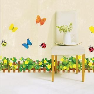 LESIGN Four-Leaf Clover Wall Sticker Multi Color - One Size