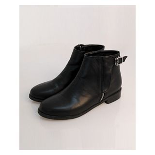Second mind Buckle-Detail Ankle Boots