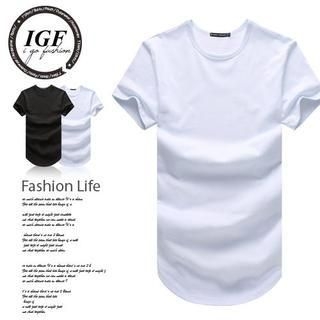 I Go Fashion Short Sleeve Plain T-Shirt