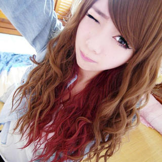 Clair Beauty Long Full Wig - Wavy Red Mix - One Size