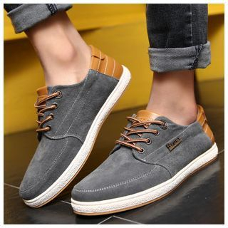 Beradi Panel Lace-Up Casual Shoes