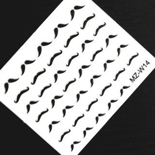 Benlyz Nail Art Sticker (W14) 1 sheet