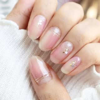 Lunacaca - Delicate Drapes Dancing Nail Art Stickers 24 pcs