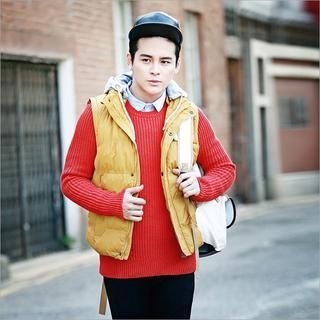 Danjieshi Detachable Hood Padded Vest