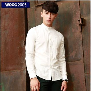 WOOG Long-Sleeve Plain Shirt