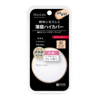 Meishoku Brilliant Colors - Moist Labo Powderless Fit Foundation Spf 34 Pa+++ 02 Natural Ocher