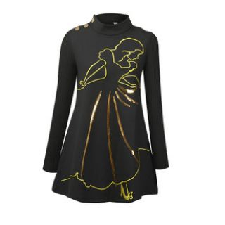 Flore Long-Sleeve Embroidered Dress