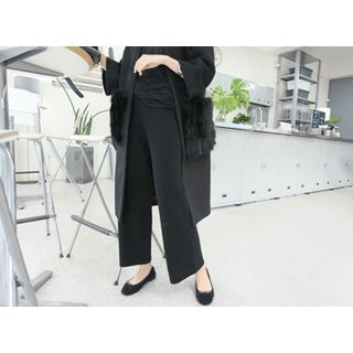 MARSHMALLOW Elastic-Waist Knit Pants