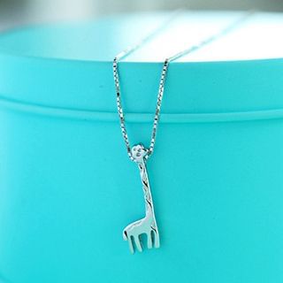 maxine Sterling Silver Giraffe Necklace