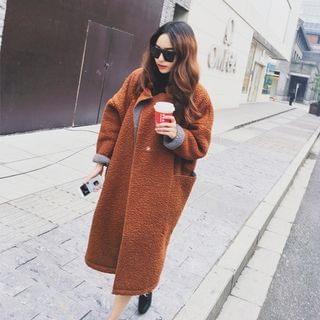 RUI Plain Shearling Coat