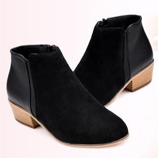Pixie Pair Chunky Heel Ankle Boots