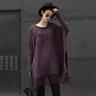 Dream Girl Fringed Knit Top