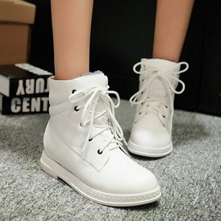 Tomma Lace Up Short Boots