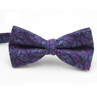 Xin Club Patterned Bow Tie Purple - One Size