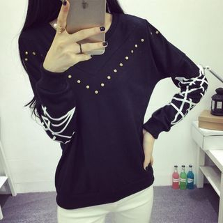 Silky Kiss Studded Pullover