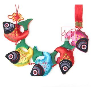 Luck Totem Fish Tasseled Hanging Ornament