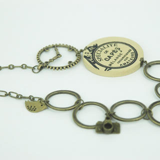 MyLittleThing Old Vintage Circles Long Necklace One Size