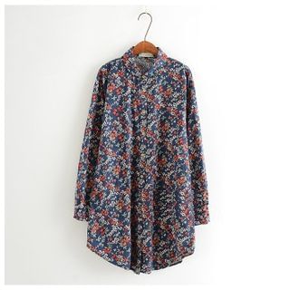Mellow Fellow Floral Print Brushed Blouse