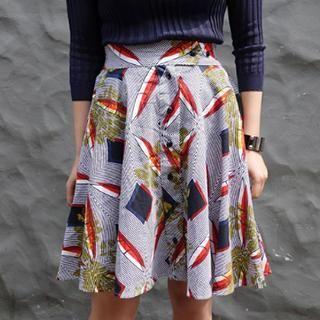 Eva Fashion Print A-Line Skirt