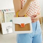 Color-Block Satchel