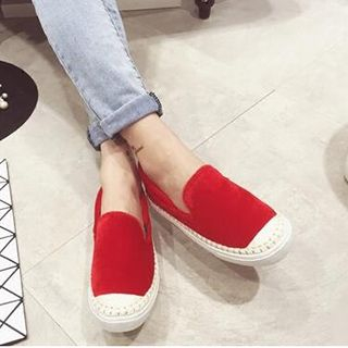 Crystella Fleece Slip Ons