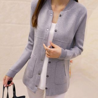 ButterflyCourt Snap Button Cardigan