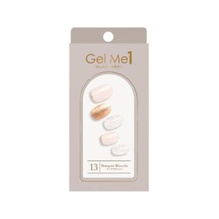 Cosme de Beaute - Gel Me 1 Nail Art Stickers 13 Bouquet Blanche - 30 pcs