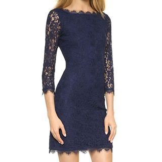 joELLE 3/4-Sleeve Lace Dress