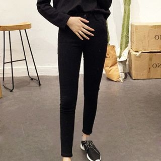 Fancy Show Plain Slim-Fit Pants