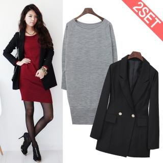 Sweater-Knit Jacket Dress Clearance - Old Pueblo Traders