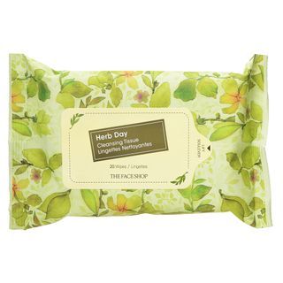 THE FACE SHOP - Herb Day Cleansing Tissue Handy Pack - Reinigungstücher