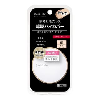 Meishoku Brilliant Colors - Moist Labo Powderless Fit Foundation Spf 34 Pa+++ 01 Light Ocher