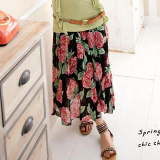 Floral Maxi Skirt