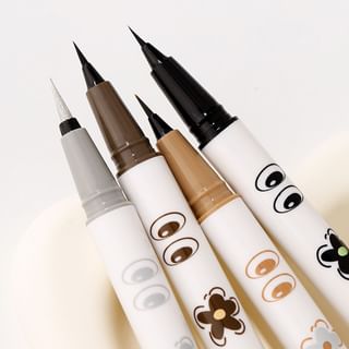 Xixi - Emergence Of Quick Drawing Eyeliner Pen - 4 Colors #01 - 600Mg