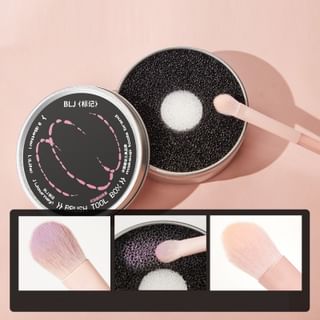 Blj - Lightning Series Powder-Absorbing Brush Cleansing Box #Brush Cleansing Box - 1Pc