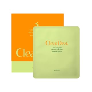 ClearDea - Green Tangerine Pore Tok-Tok Mask Set 20g x 4 sheet