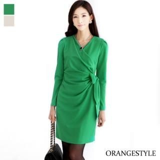 Tie-Waist Wrap Dress