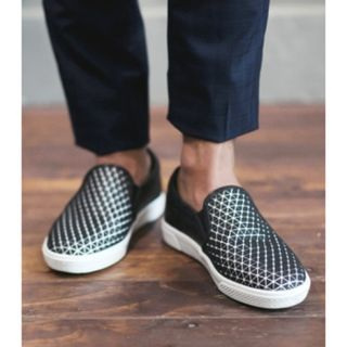 ABOKI Faux-Leather Slip-Ons