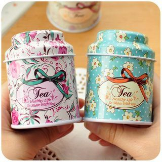 Momoi Printed Tea Tin