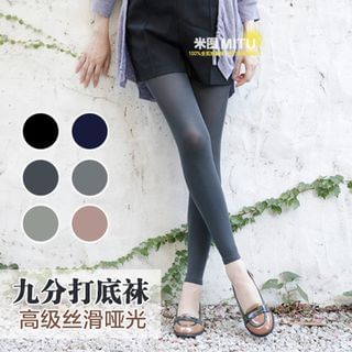 MITU Matt Color Cropped Tights