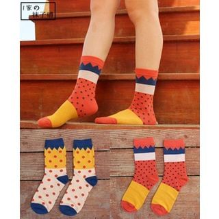 Socka Color-Block Cotton Socks