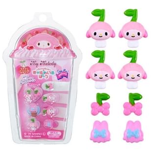 Bandai - Sanrio My Melody Character Nail Parts 1 Set